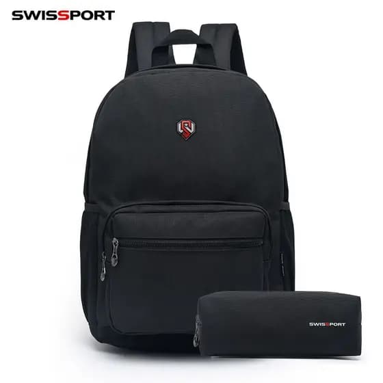 Kit Mochila Escolar Com Estojo Reforçada Moderna Swissport