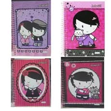 Caderno C. dura 15x1 300fls Rocker Girl Cadersil