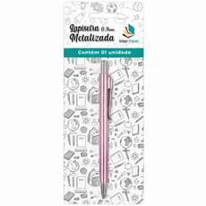 Lapiseira 0,7 mm Metalizada – Blister com 1 Unidade | Interponte