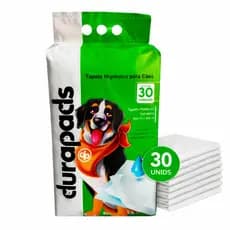 Tapete Higiênico Durapads Premium 30un 60x60cm Barreira Antivazamento e Alta Absorção para Cães