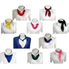 Lenço de Pescoço Feminino, Uniforme, Evento, Empresa, Congresso, Apresentação - 60cm x 60cm