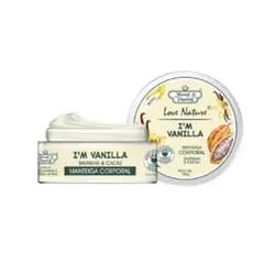 Manteiga Loção hidratante Corporal Baunilha & Cacau Love Nature- 180g