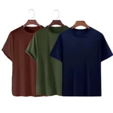 Kit 3 Camisetas Basica Streetwear Camisa T-Shirt Masculina Slim Promoção Algodão várias opções para Natal