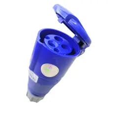 Tomada Femea Industrial 16a 2p+t 6h 220v Azul Ip44 Extensao