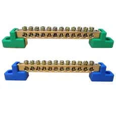Kit Barramento Neutro E Terra 12 Polos 80a 10mm