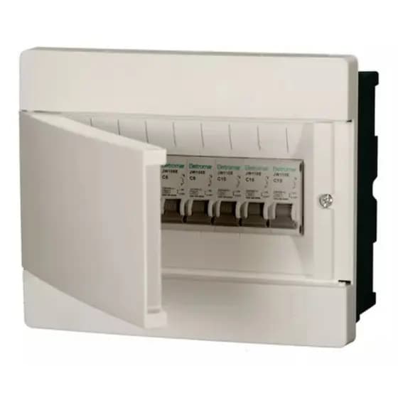 Caixa Centro Quadro Para Disjuntor Embutir 09 Modulos Din