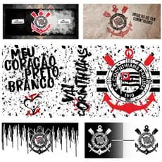 Artes Impressas do Corinthians | Impressões para estampar suas Canecas | Sublimação | Kit 01