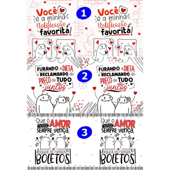 Artes Impressas Dia dos Namorados Flork | Casal | Impressão pronta para estampar Canecas | Sublimação | Personalizada