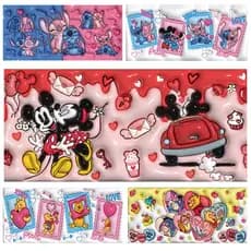 Artes Impressas Disney Valentine 3D | Namorados | Imagens prontas para estampar Canecas | Sublimação | Dia dos Namorados