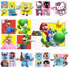 Artes Impressas Desenhos | Imagens prontas para estampar Canecas | Sublimação | Personalizada | Infantil | Kit 2