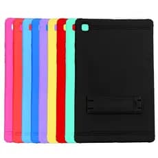 Capa Cilicone rígido com suporte Samsung Tab A7 lite T220 T225/A7 T500/ipad2,3,4/ipad5,6 air2/3/ipad7,8/A8/A9/A9plus