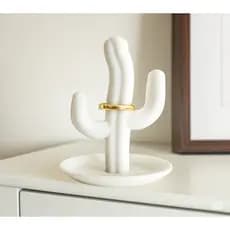 Porta-Anel Cactus - Organização e Charme para Suas Joias - Decoração Criativa - Impresso em 3D (PLA)