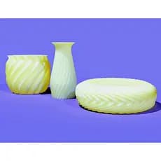 Kit Mini Vasos Espirais – Design Moderno - Decore e Estilize seu Ambiente - Impresso 3D (PLA)