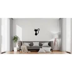 🐱 Decoração de Parede - Silhueta de Gato - Decore seu Ambiente - Impressão 3D (PLA) 🖤
