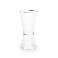 01 Dosador De Bebidas Acrilico Cristal C/ Medidor 50x20ml