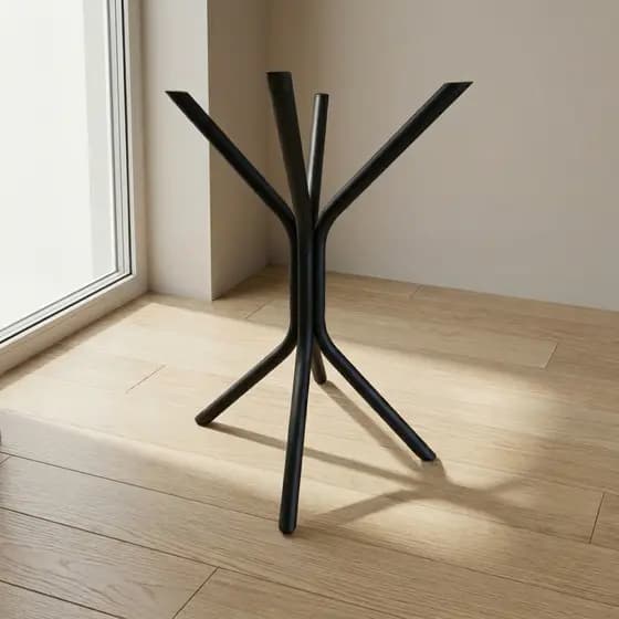 Suporte De Mesa Jantar Para 4 Cadeiras Em Ferro Montagem Rapida 4 Cadeiras Lugares Base Formato X Pedra Vidro Madeira