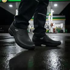 Sapato Antiderrapante Profissional De Limpeza Para Cozinhas Postos de Combustível Laboratório