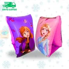 Boia De Braço Inflável Frozen Infantil Disney Princesas Para Meninas Verão Praia Piscina