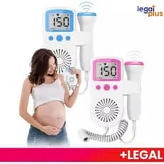 Fetocárdio doppler ultrassom para ouvir o batimento cardíaco do bebê