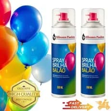 Spray Brilha Balão Silicone Paulista 300ml com Alto Brilho Imediato