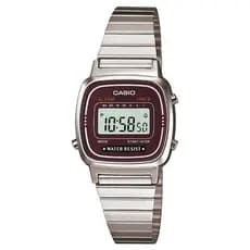 Relógio Casio Vintage LA670WA-4DF Prata Feminino