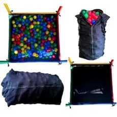 Saco Coletor Piscina de Bolinha 1x1-1,5x1,5 Resistente com Alça