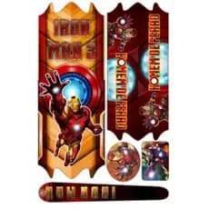 Adesivo Para Bicicleta Infantil IRON MAN  16 ao 24