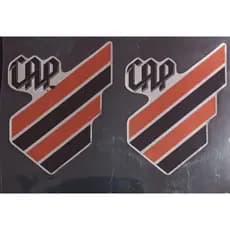 kit 4 adesivos refletivo atlético paranaense brilho alta perfor'ance