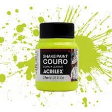Tinta Couro Acrilex Shake Paint 37 ml Amarelo Limao