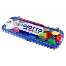 Aquarela em Pastilha Giotto Acquerelli 12 Cores