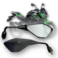 Retrovisor Mini Kawasaki Z400 Rebaixado Haste Curta ou Média Rosca Honda