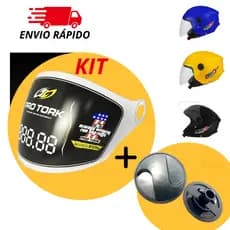VISEIRA CRISTAL ORIGINAL PRO TORK NEW LIBERTY 3 + REPAROS LATERAIS