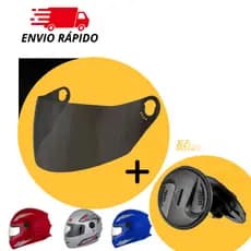 VISEIRA FUME ORIGINAL PRO TORK NEW LIBERTY 4 e 5 R8 + REPAROS LATERAIS (1 PAR)