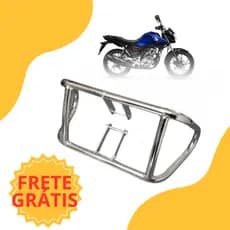 Mata Cachorro + Parafuso Protetor de Motor Tipo Frances 160 Start Fan Titan 150 Cg 160 Cromada