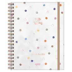 Agenda Planner College Neo 2026 La Creme 160 Páginas 90g Com 6 Divisórias Tamanho 175x242mm Jandaia.