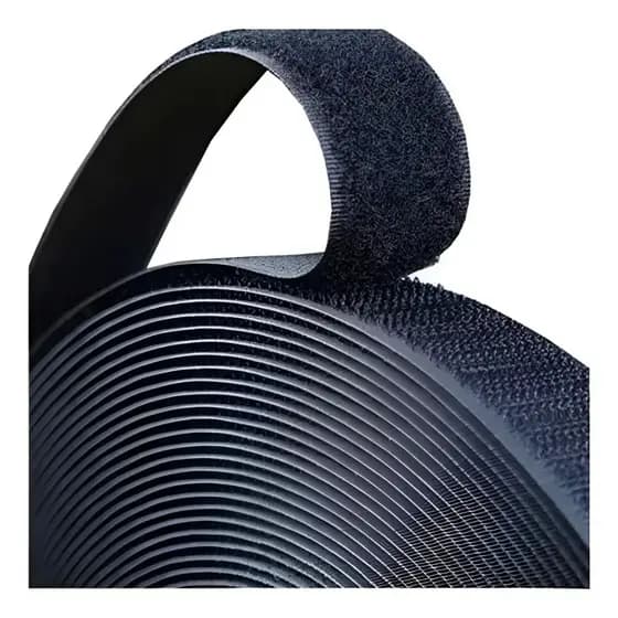 Fita Organizadora De Velcro Para Cabos E Fios 3 Metros Preto Rolo Abraçadeira