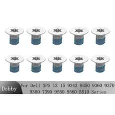 25 parafusos para capa inferior de laptop, para dell xps 13 15 9343 9350 9360 9370 9380 7390 9550 9560 5510
