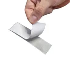 Velcro Adesivo 16mm Branco 1m Fita Dupla Face Fixar Espelho Quadro Tapete Sem Furo Parede