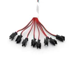 Mini Amplificador De Sinal Para Tira De LED Pixel Repetidor 8 Cabeças 3Pin RGBIC Strip Light