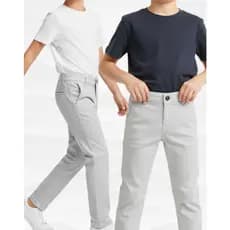 Calça Infantil e Juvenil Sarja Slim Fit Conforto e Estilo