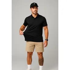 Camisa Pólo Malha Dry Fit Tênis/Esporte Inteligente Malha Fria Cores Lisas