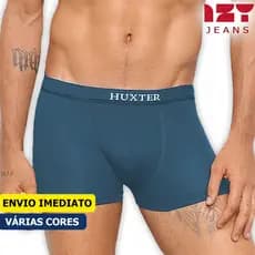 Kit 5 Cuecas Boxer Adulto Elastano Super Confortavel Alta Qualidade Varios Tamanhos Cueca Boxer