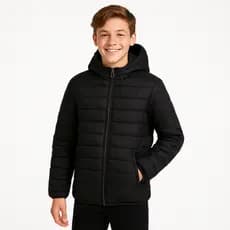 Jaqueta Bobojaco Juvenil Masculina Peluciada com Capuz Casaco Blusa 12 a 18 anos
