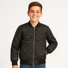 Jaqueta Puffer Dupla Face Infantil Juvenil Bobojaco Premium