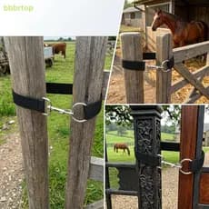 bbbrtop Trava De Portão De Pasto Simples , Porta Longa , Corda De Laço Único , Bule Antiferrugem Para Campo De Jardim ,
