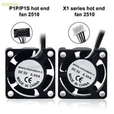 bbbrtop 2510 Ventilador Para Bambu Lab X1/P1 Hotend De Resfriamento Com Cabo Rápido X1C P1S P1P Acessórios Impressora 3D