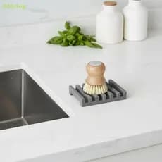bbbrtop Suporte De Sabonete De Silicone Macio E Flexível , Design Oco , 1 Peça , Barra De Drenagem Rápida , Saboneteira