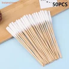 [baipestoner] 50 PCS Cotonetes Grandes Com Palitos Para Animais De Estimação De Algodão Longos De Orelha De Cachorro
