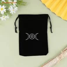 [baipestoner] 1 Peça Bolsa De Armazenamento De Cartas Oracle De Veludo Runas Constelação Acessórios De Adivinhação Dados