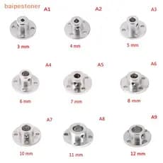 [baipestoner] Acoplador De Eixo Guia Do motor De Acoplamento De flange Rígido 3/4/5/6/7/8/10/11/12mm